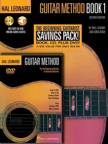 Hal Leonard Guitar Method Beginner’s Pack: Book 1 with Online Audio + DVD…