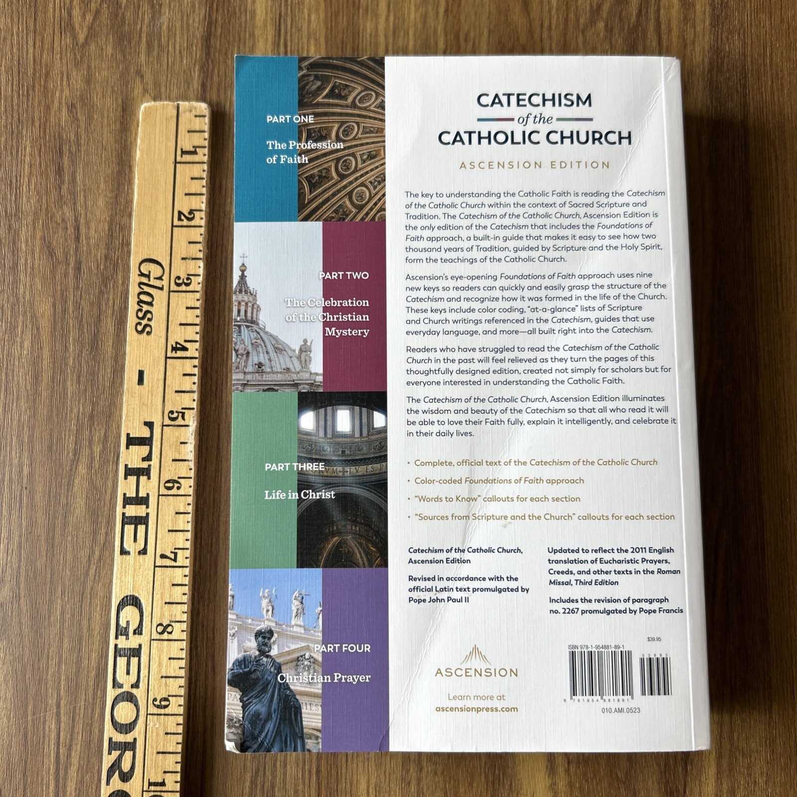 Catechism of the Catholic Church, Ascension Edition 2022 Paperback Color Coded