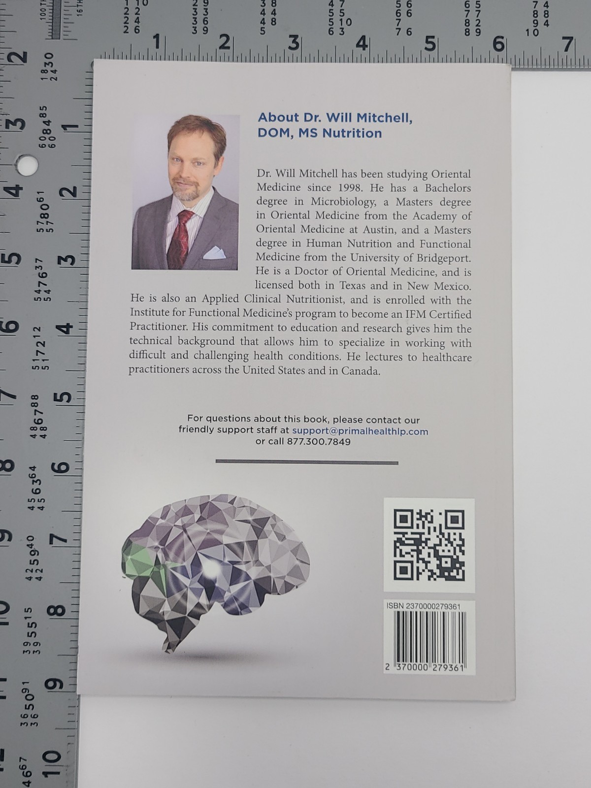 The Unbreakable Brain Will Mitchell Paperback Cognitive Health Book