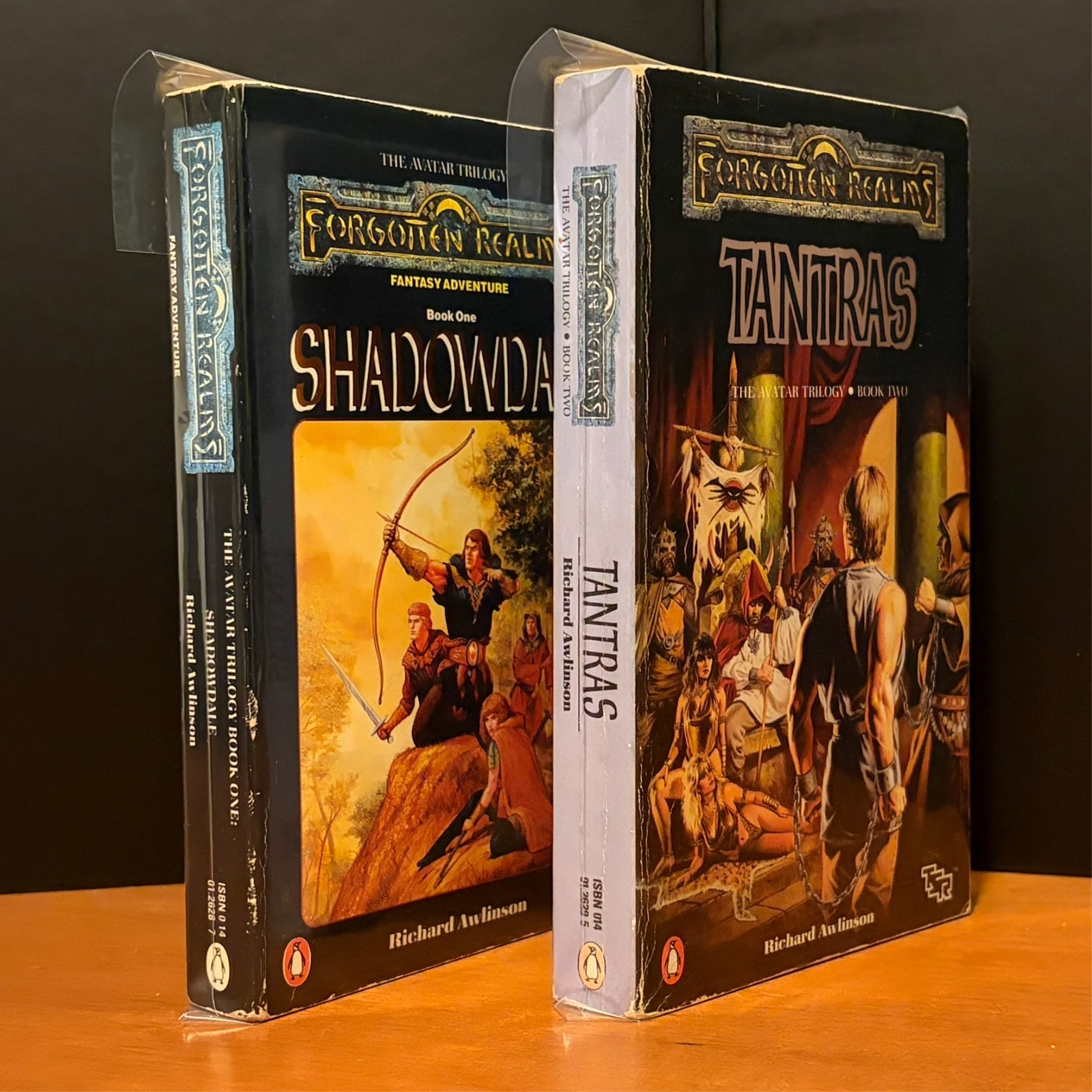 Forgotten Realms: Shadowdale & Tantras, Avatar 1-2 1989 Penguin Editions D&D Lot