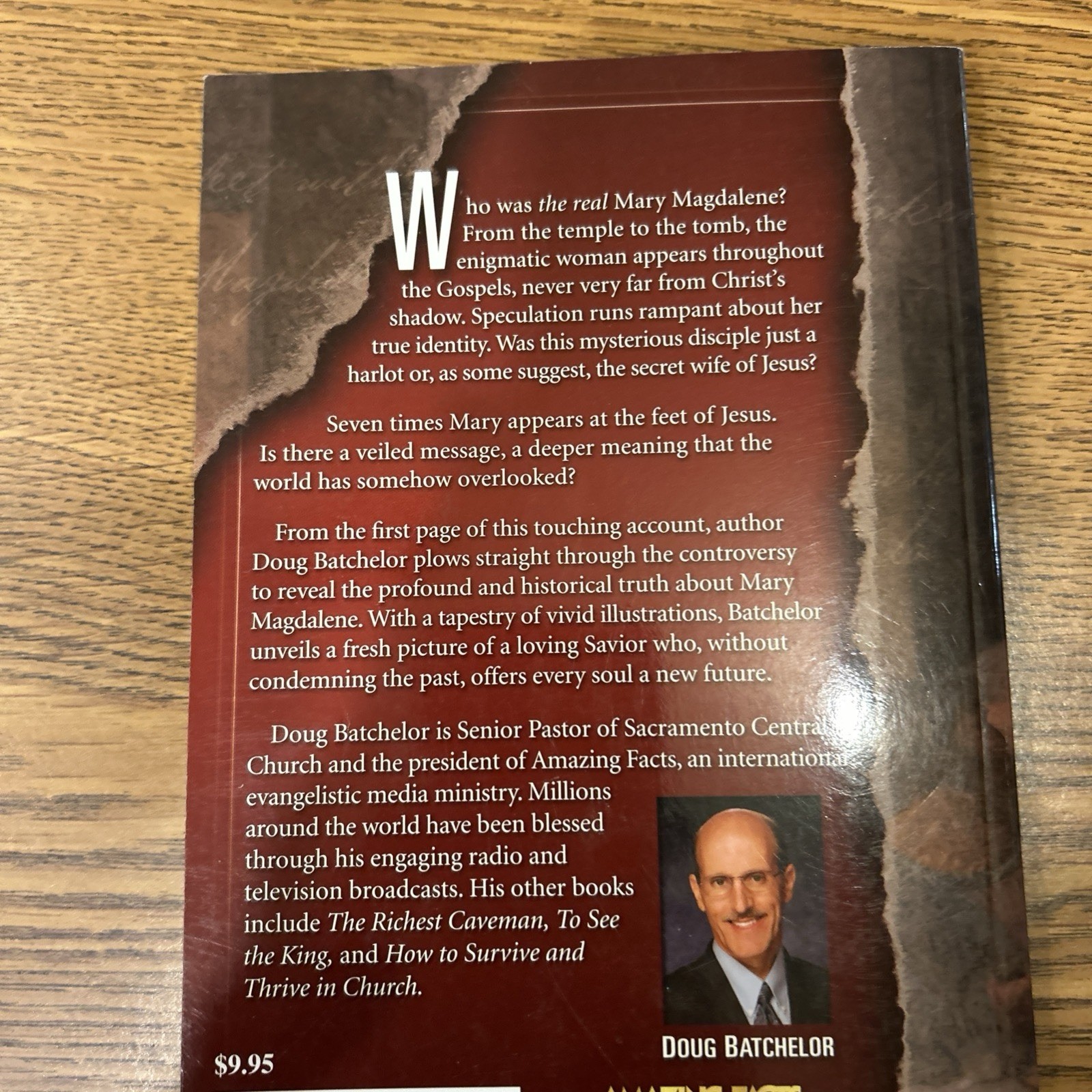 5 Doug Batchelor books/Richest Caveman, World of Wonders, Mary Magdalene +2more