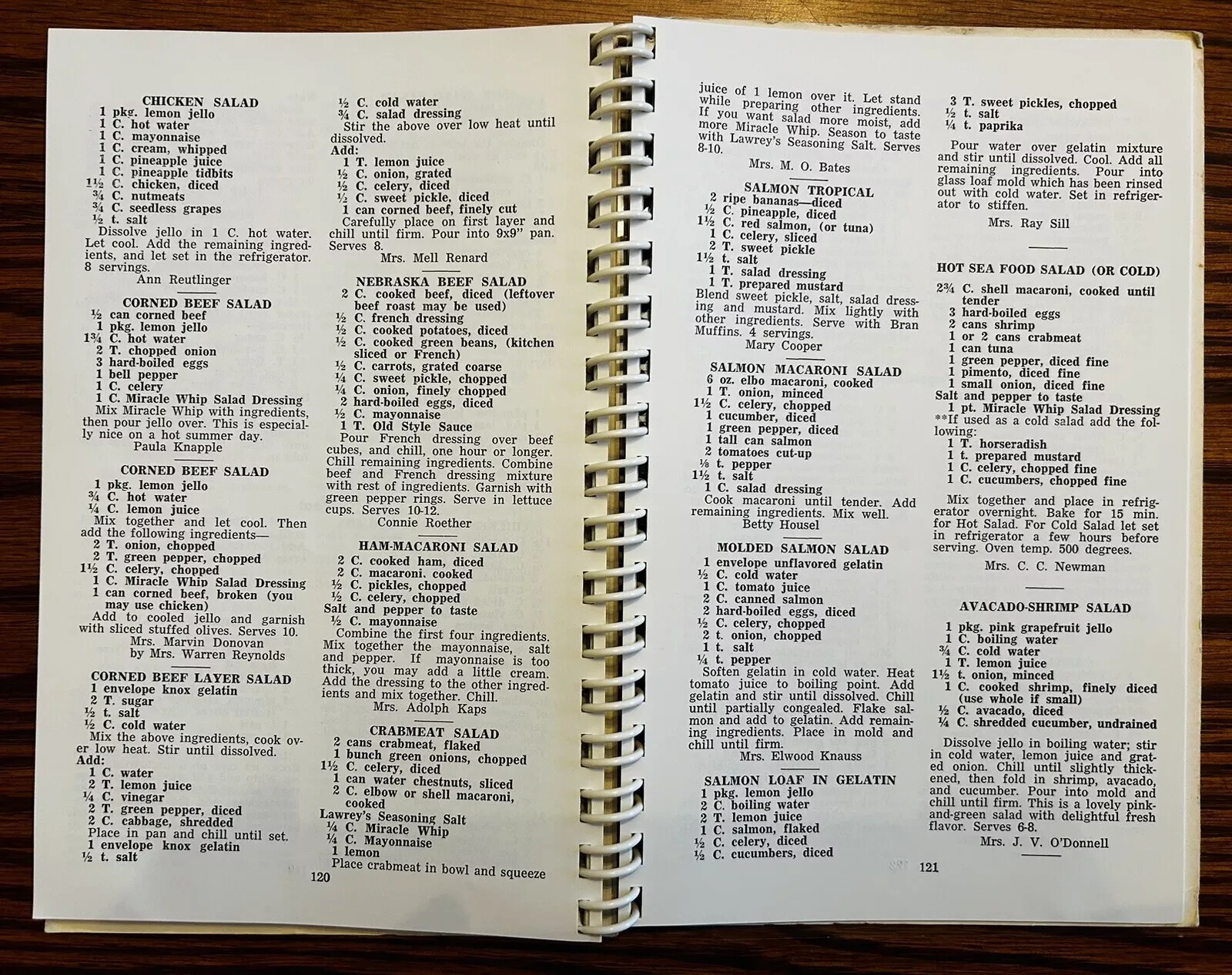 Methodist Church Lexington Nebraska Cook Book Vintage 1960s
