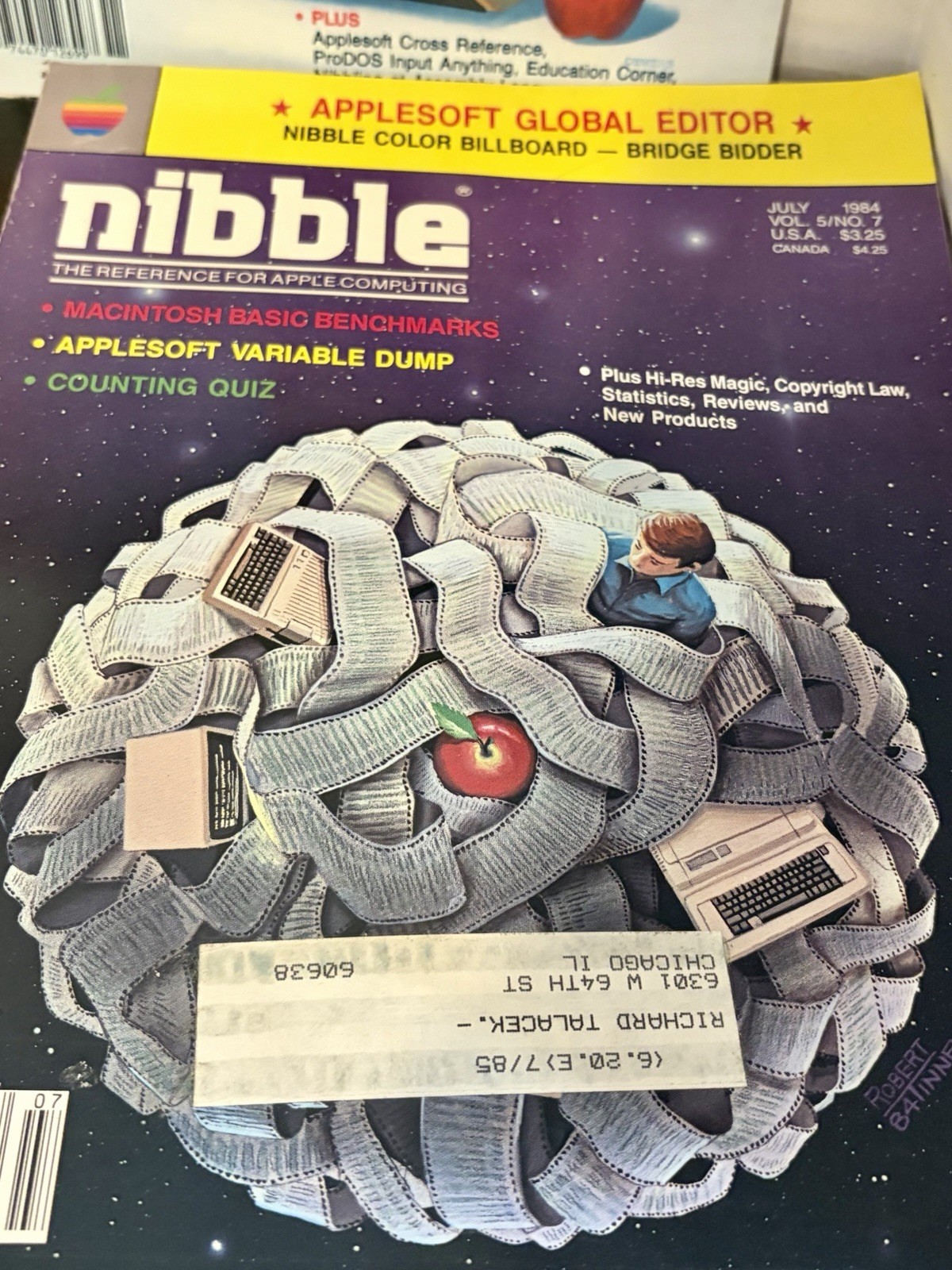 Vintage Nibble Apple Magazine Computer Magazines Lot