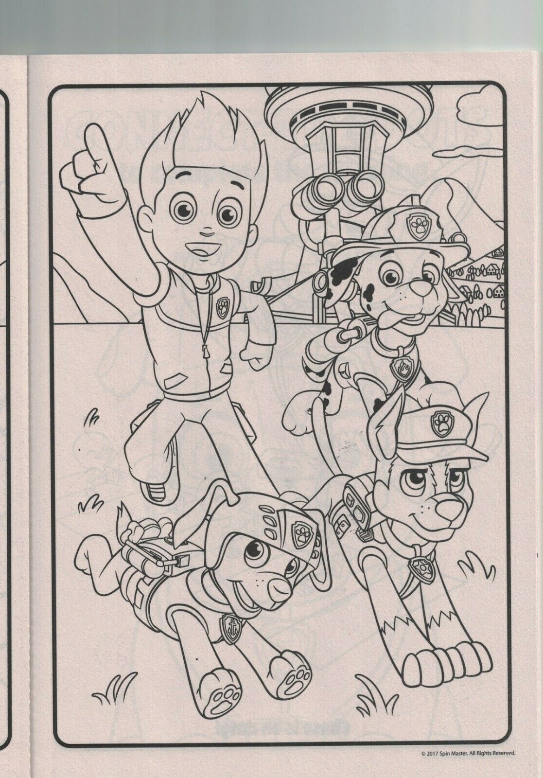 Paw Patrol Coloring Book, ~64 pages, Simple Coloring, US Seller free ship