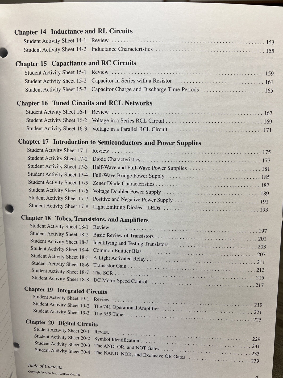 Study Guide with Laboratory Activities – Electricity & Electronic Workbook