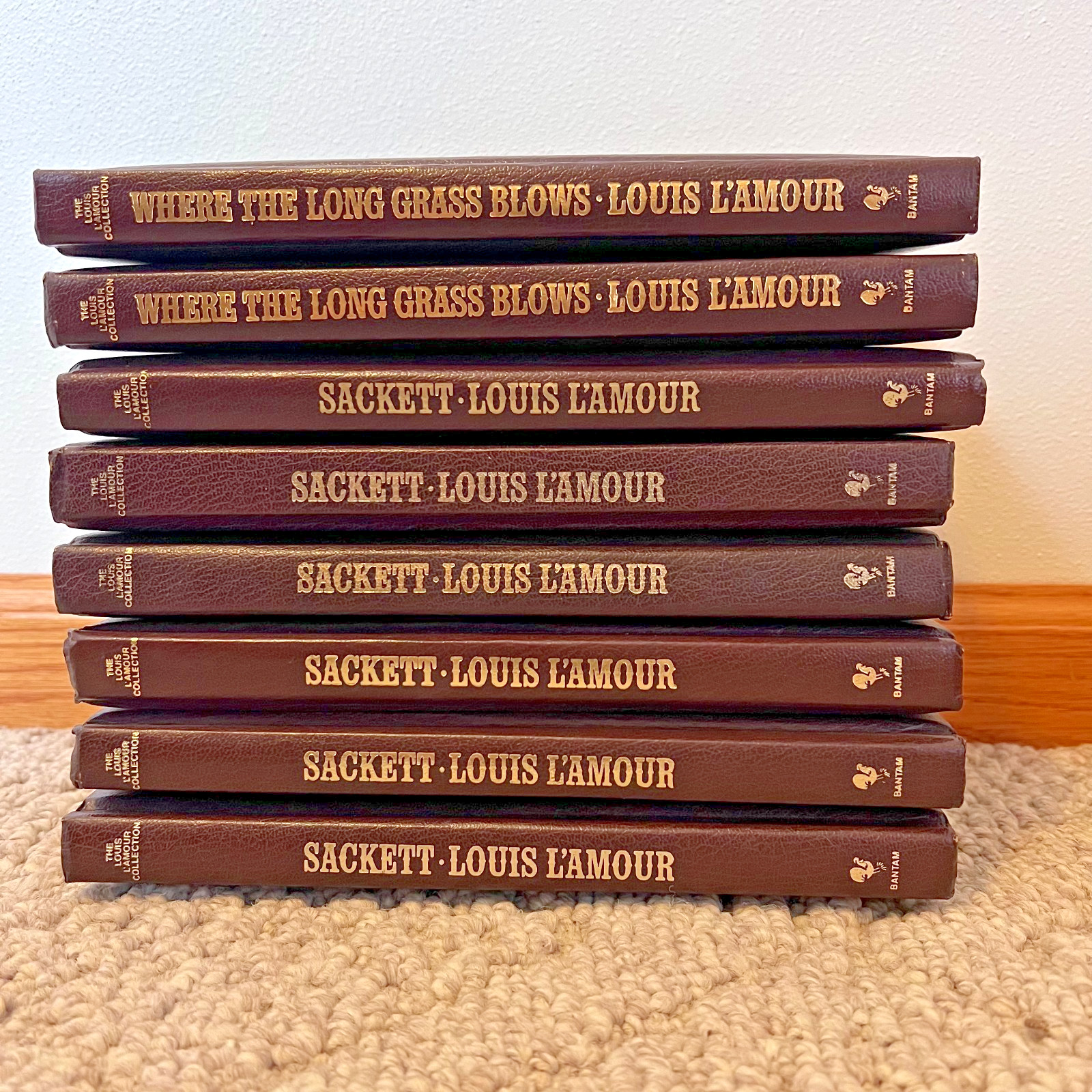 Louis L’Amour Leatherette Western Books-Choose Your Title-Drop Down Menu