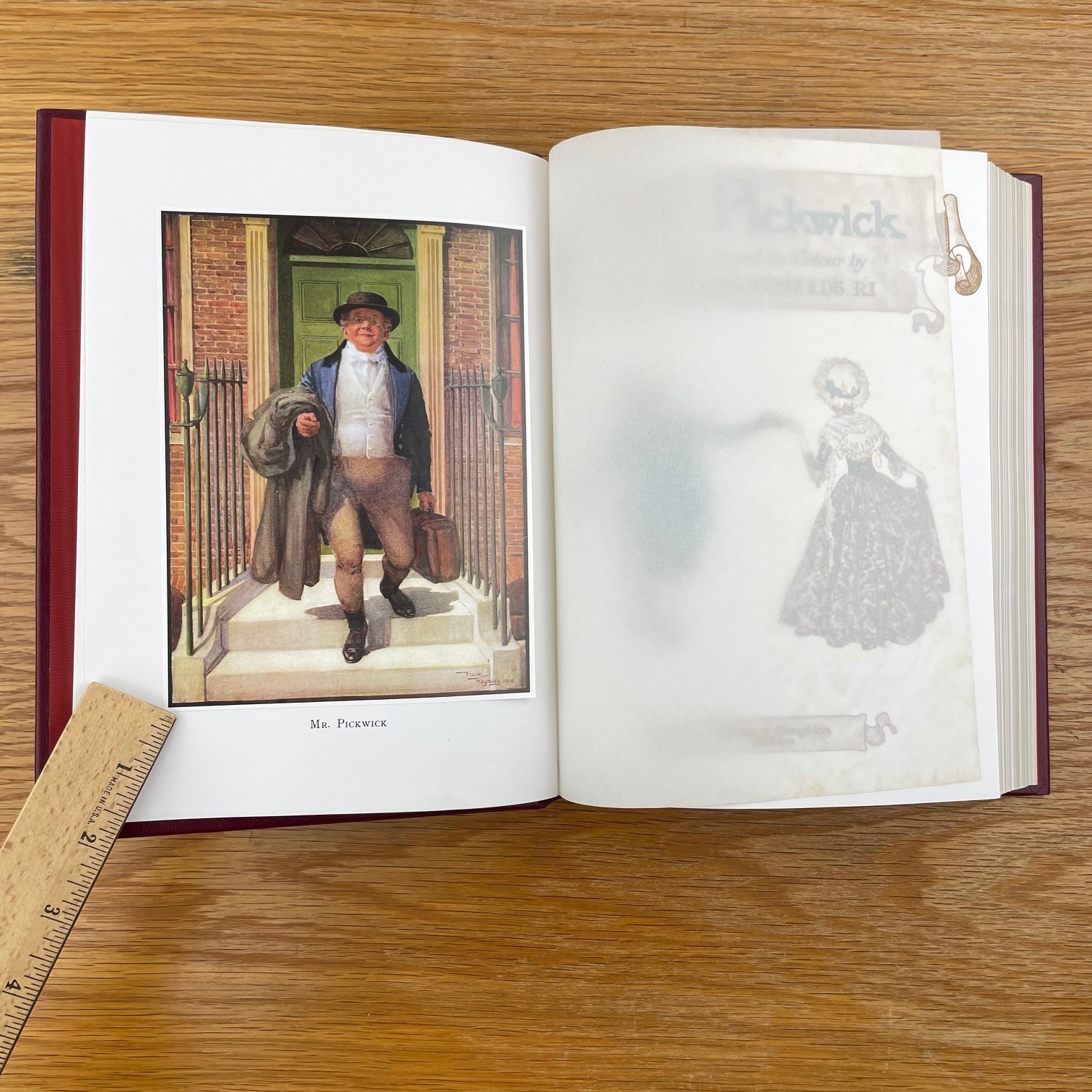 Mr. Pickwick: Pages From The Pickwick Papers Limited Ed. Leather Bound Book 1984