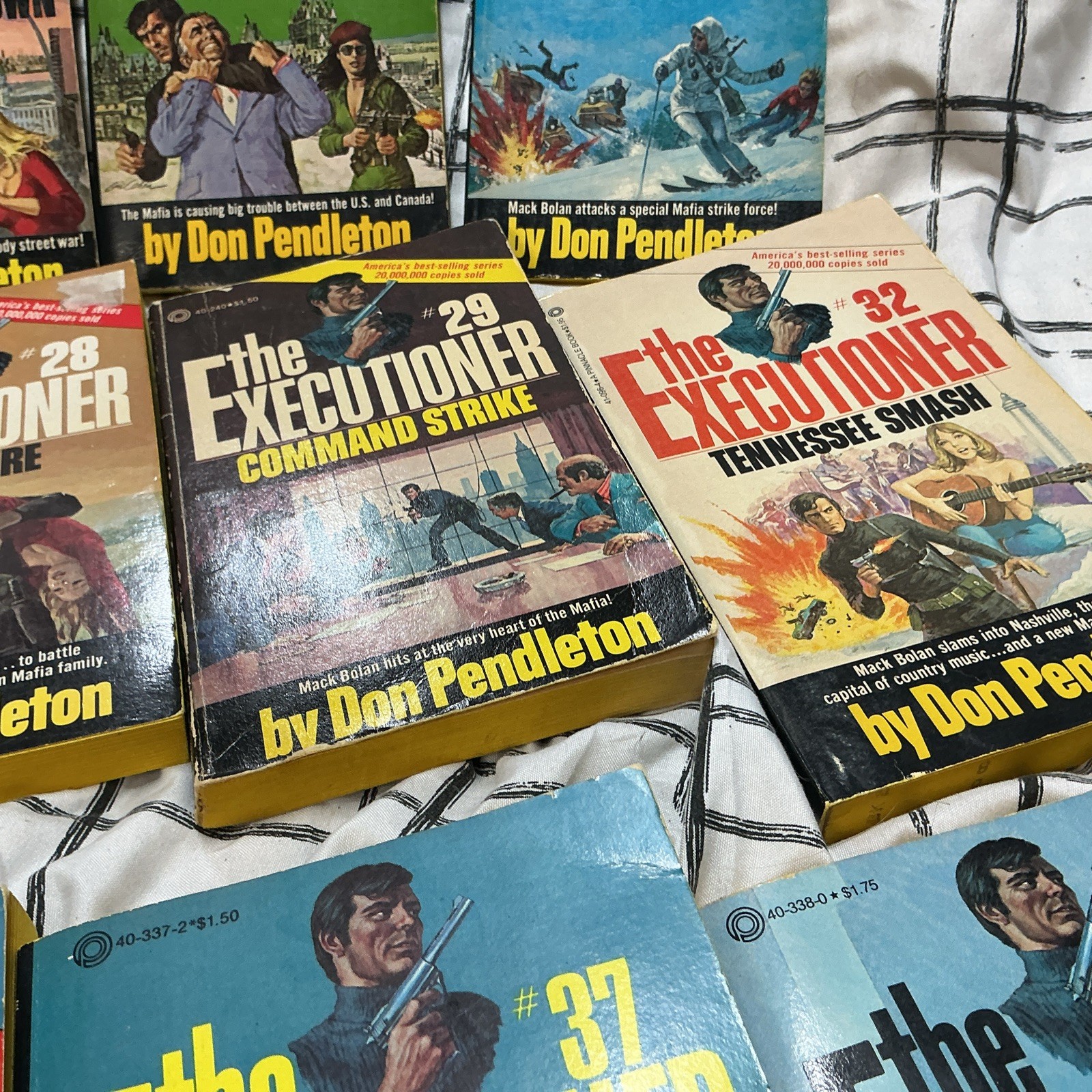 The Executioner Series By Don Pendleton first Printing 1969 Books 1-38