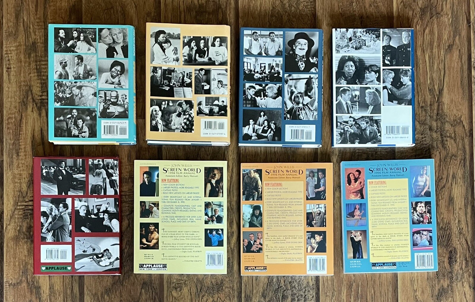 Screen World Lot of 20 — 17 HC w/ DJ, 3 SC — 1972-73, 77-85, 87-91, 93-96
