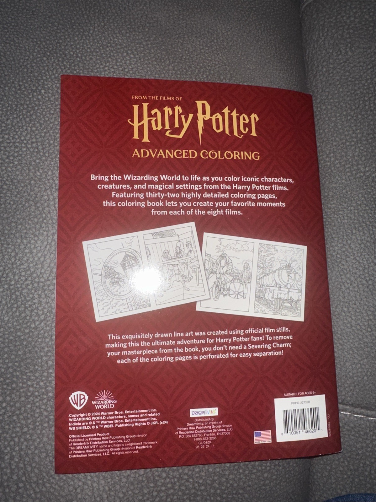 Harry Potter Advanced Magical Coloring Book – 32 Pages U26