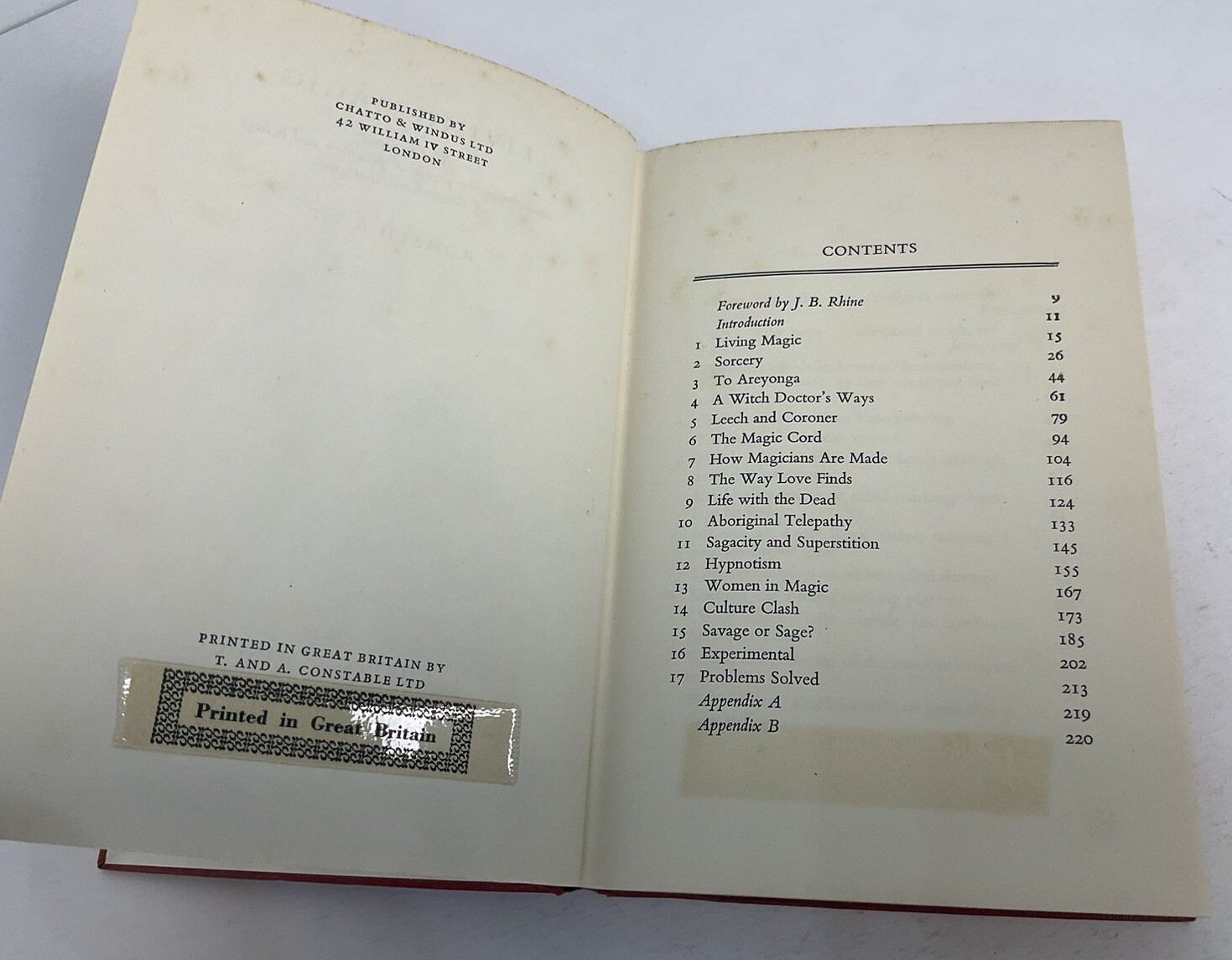 Living Magic By Ronald Rose (Hardcover, 1957) NO DUST JACKET