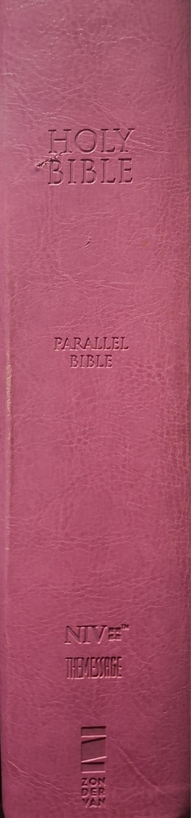 Niv and the Message Parallel Study Bible by Zondervan Staff (2013, Imitation…