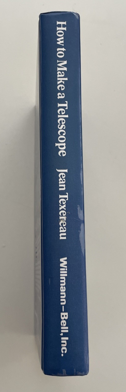 VTG How to Make a Telescope Jean Texereau 1984 Second Edition Hardcover Optics