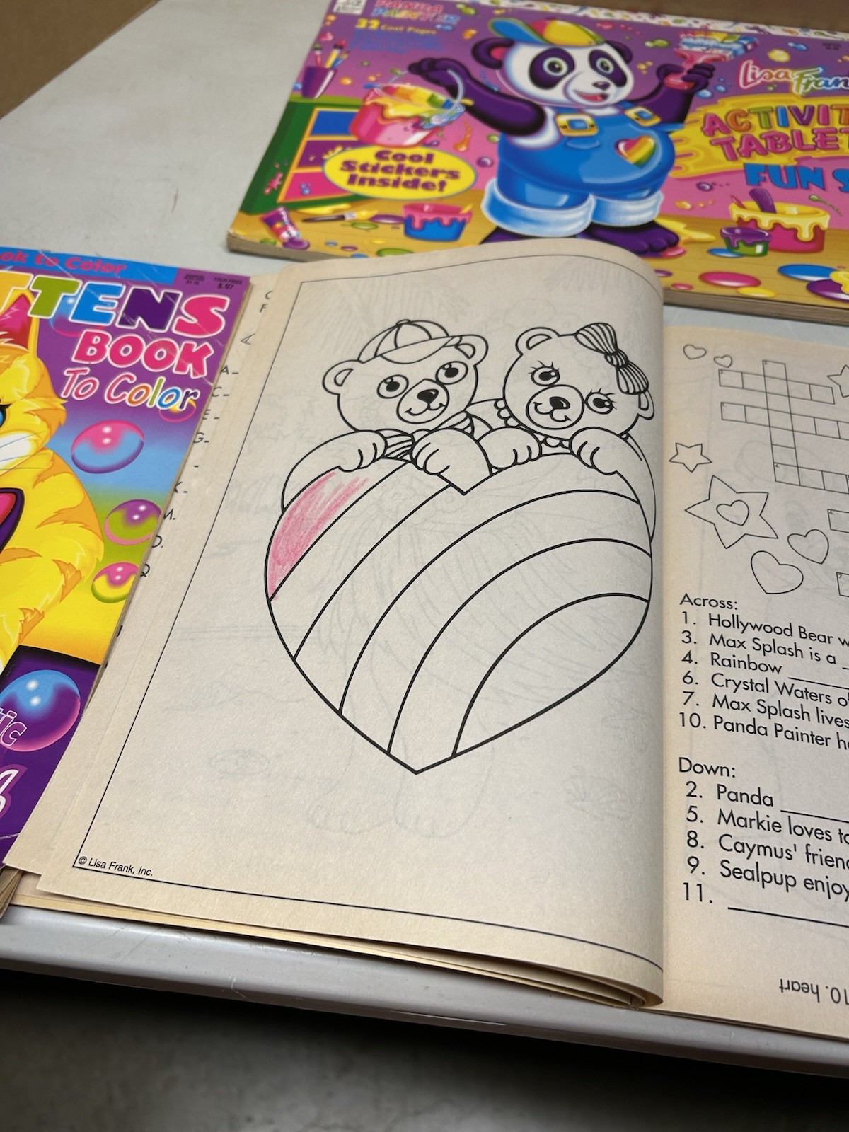 Lot Of Lisa Frank Coloring And Activity Books READ DESCRIPTION