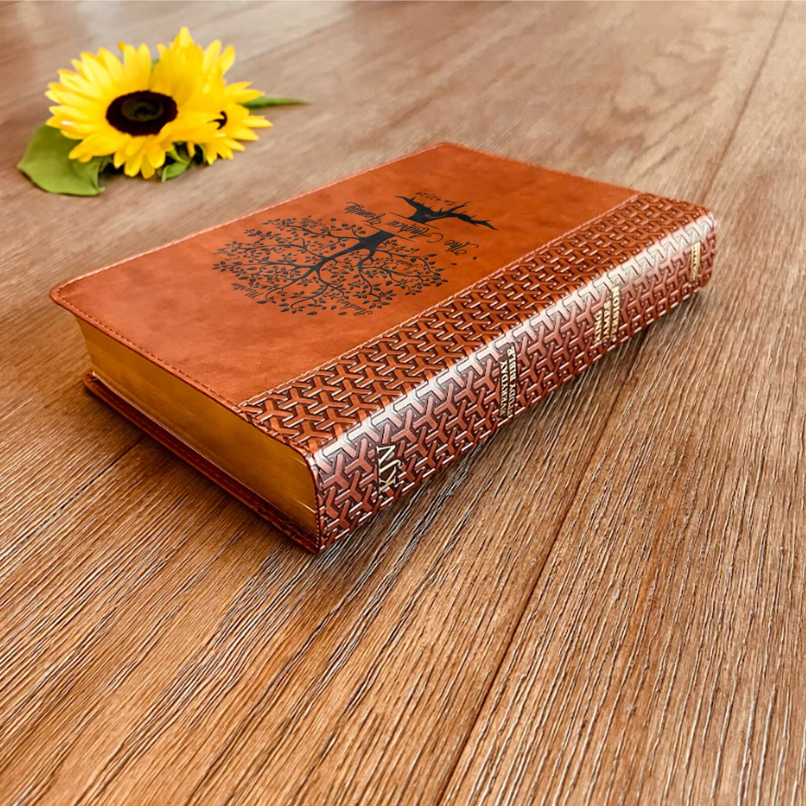 Personalized Family Bible | Custom KJV Family Tree Study Bible | Engraved Bible