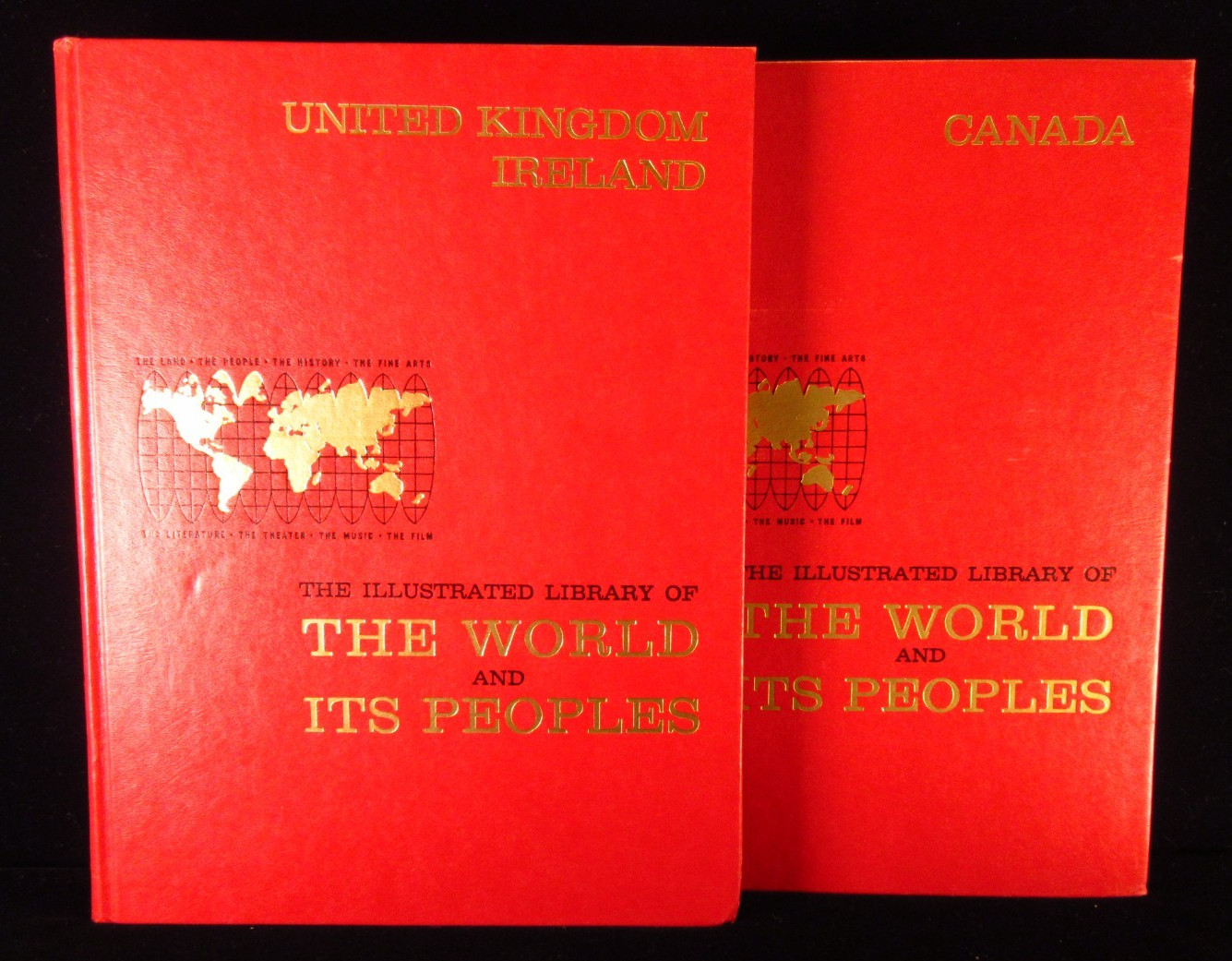 2 Volumes The World $ Its Peoples United Kingdom/Ireland & Canada HC