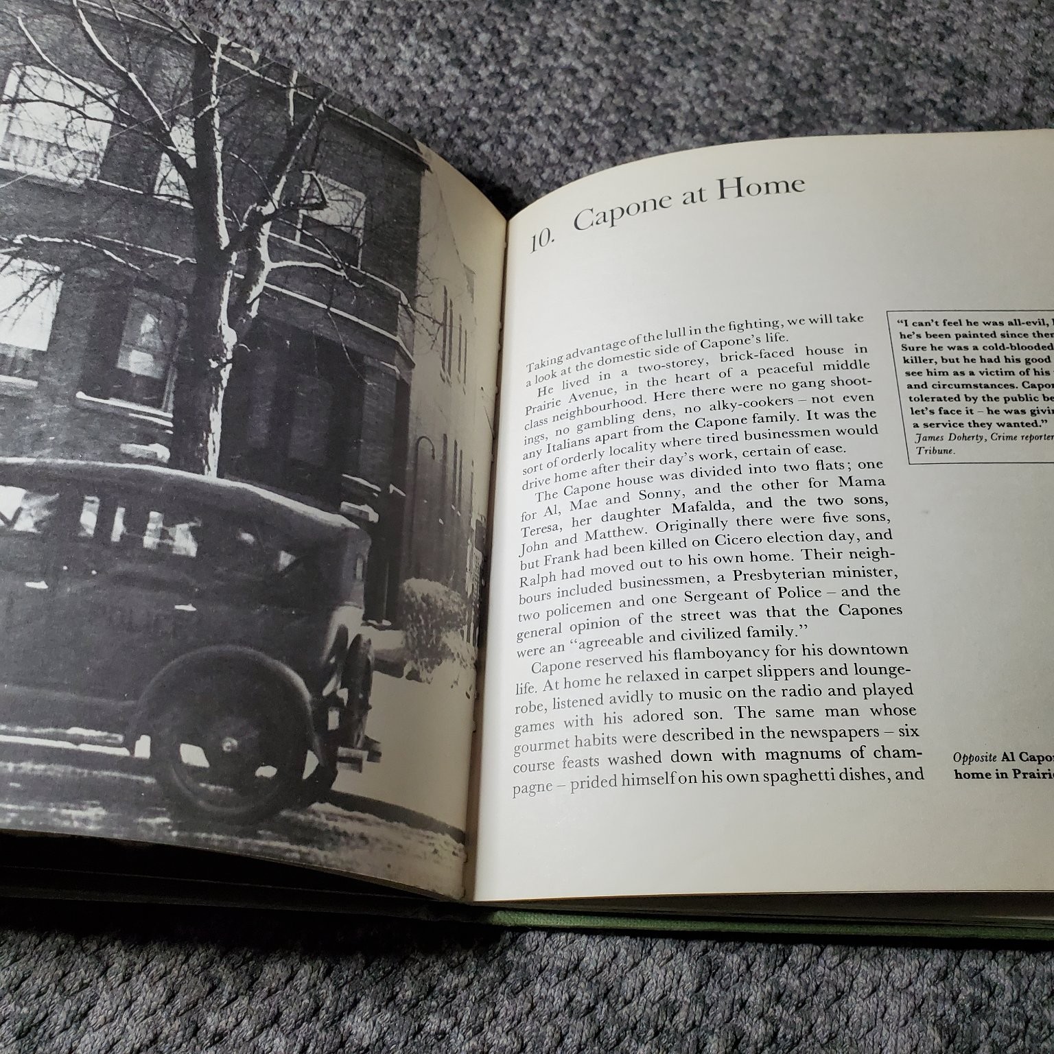 Al Capone Mary Letts 1975 First US Edition Biography History St. Martin’s Press