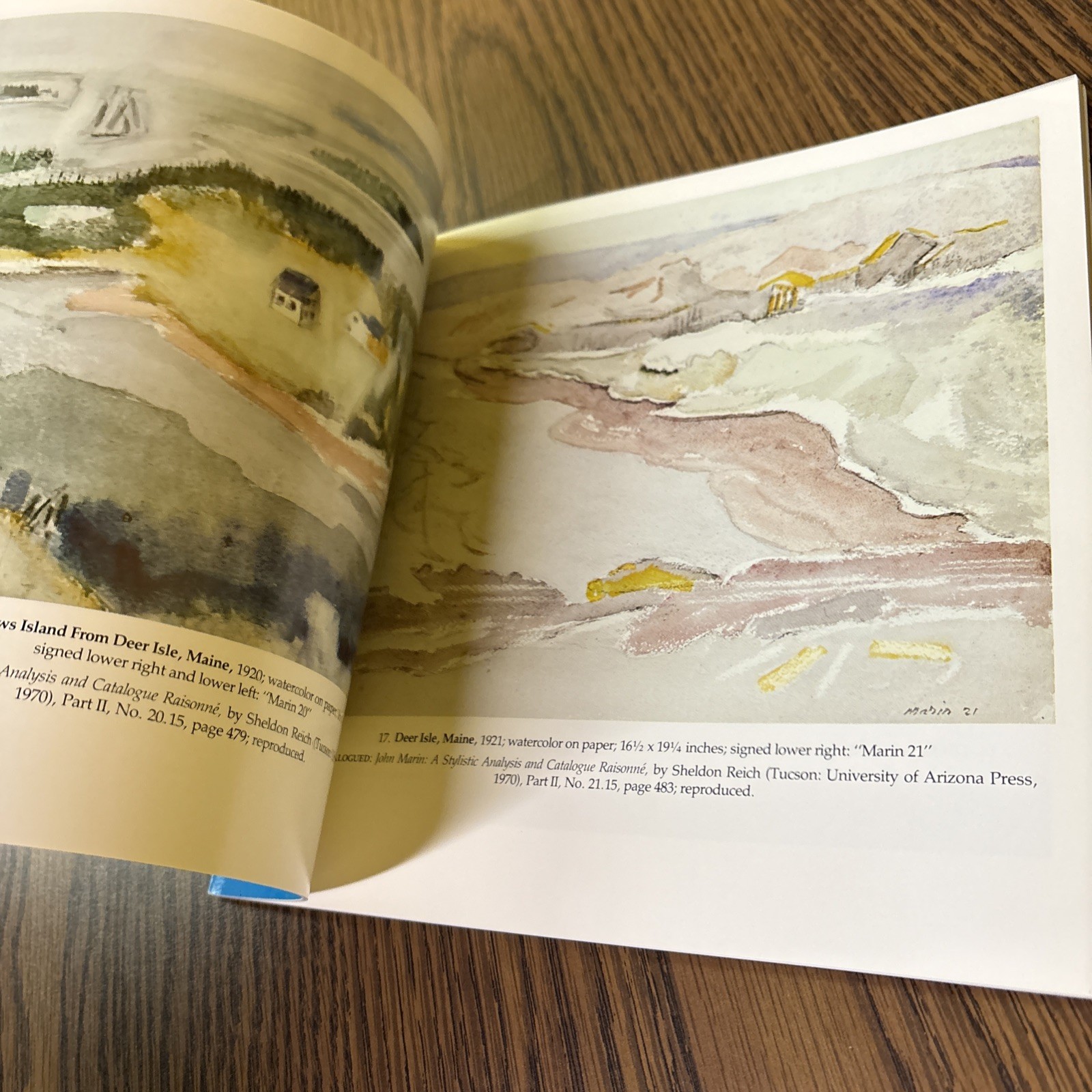 JOHN MARIN: WATERCOLORS OF THE 1920S, DRAWINGS FROM 1917 By John I. H. Baur