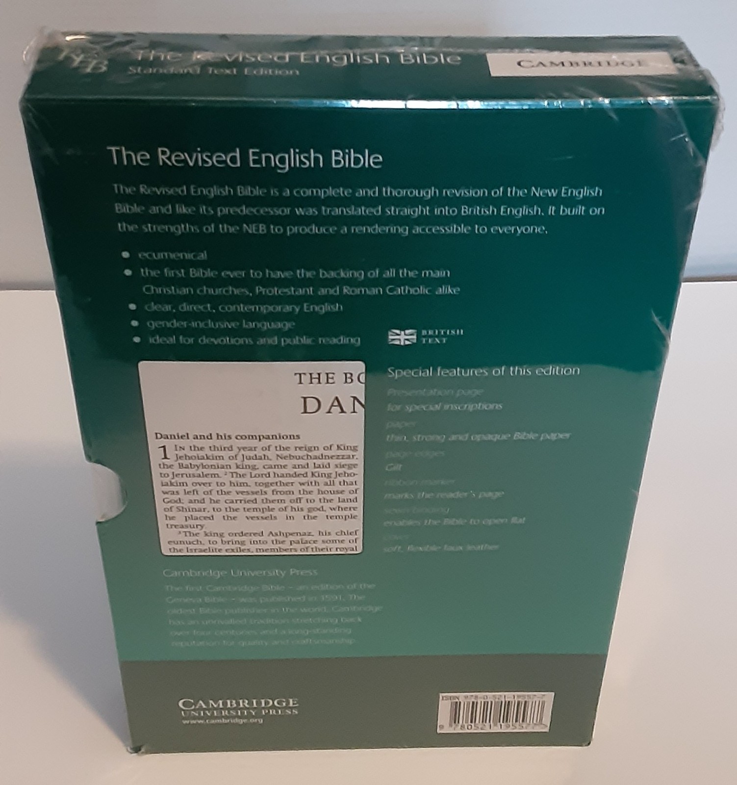 REB Revised English Bible Standard Text Edition Gray Leather RE532:T Cambridge