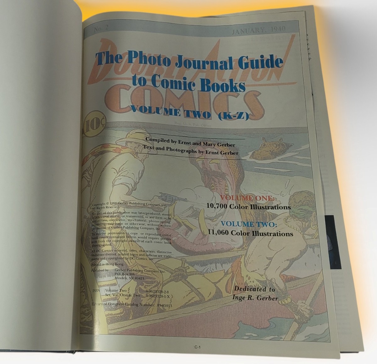 The Photo-Journal Guide to Comic Books, Vol. 2 Ernst & Mary Gerber 1995 in Jkt