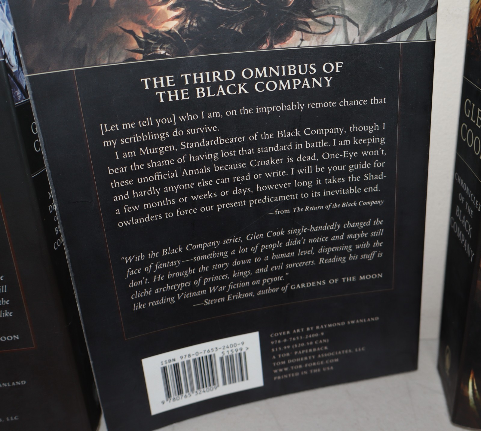 Chronicles of The Black Company Series by Glen Cook 3 Book Lot Paperbacks