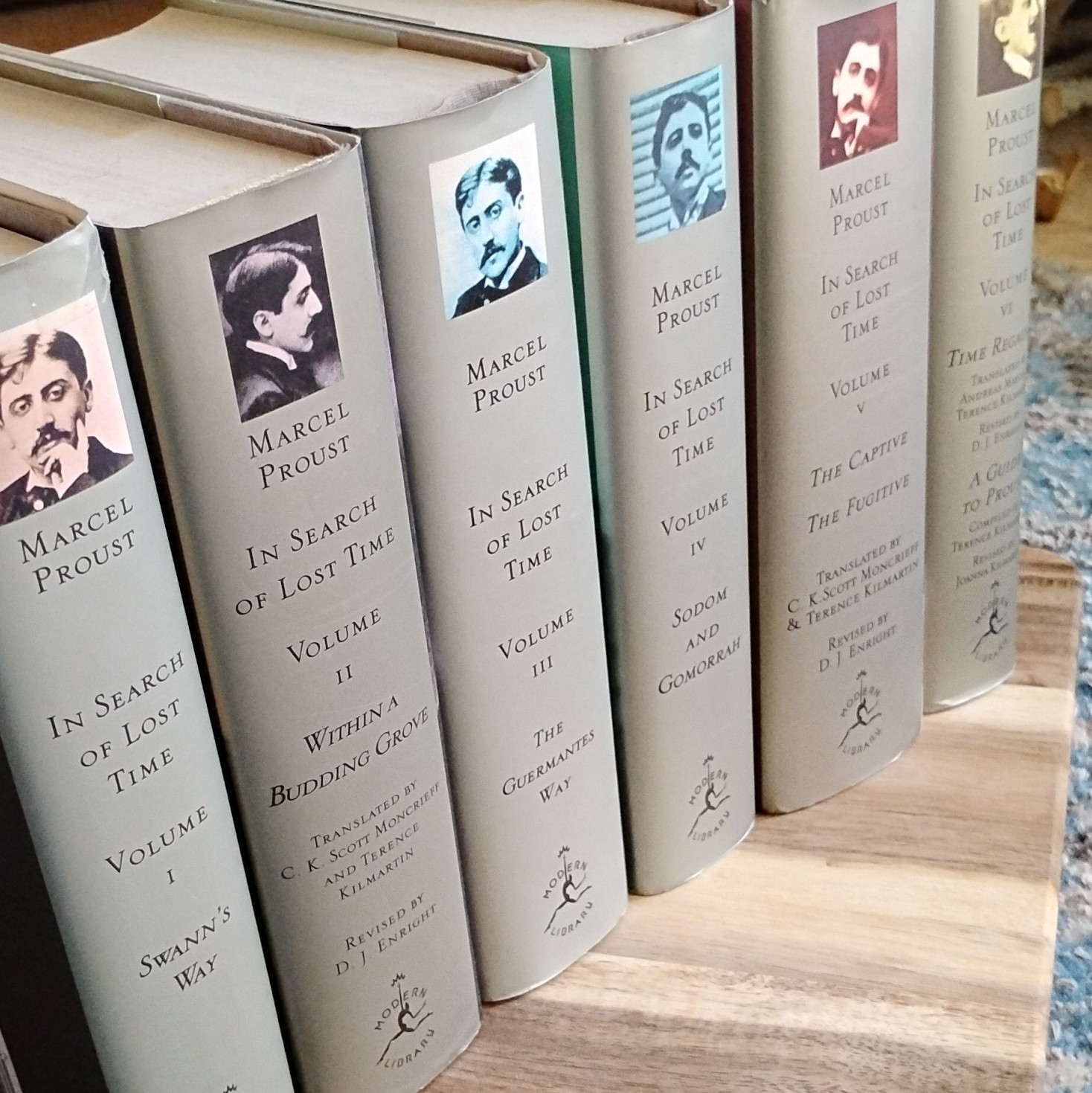 Marcel Proust In Search of Lost Time Modern Library HC Box Set 2003 English