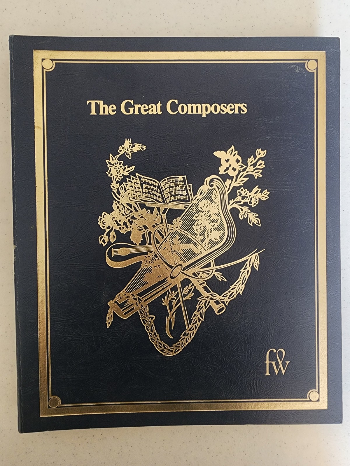 Vintage The Great Composers Funk & Wagnalls 1975 Ring Binder Book Music History