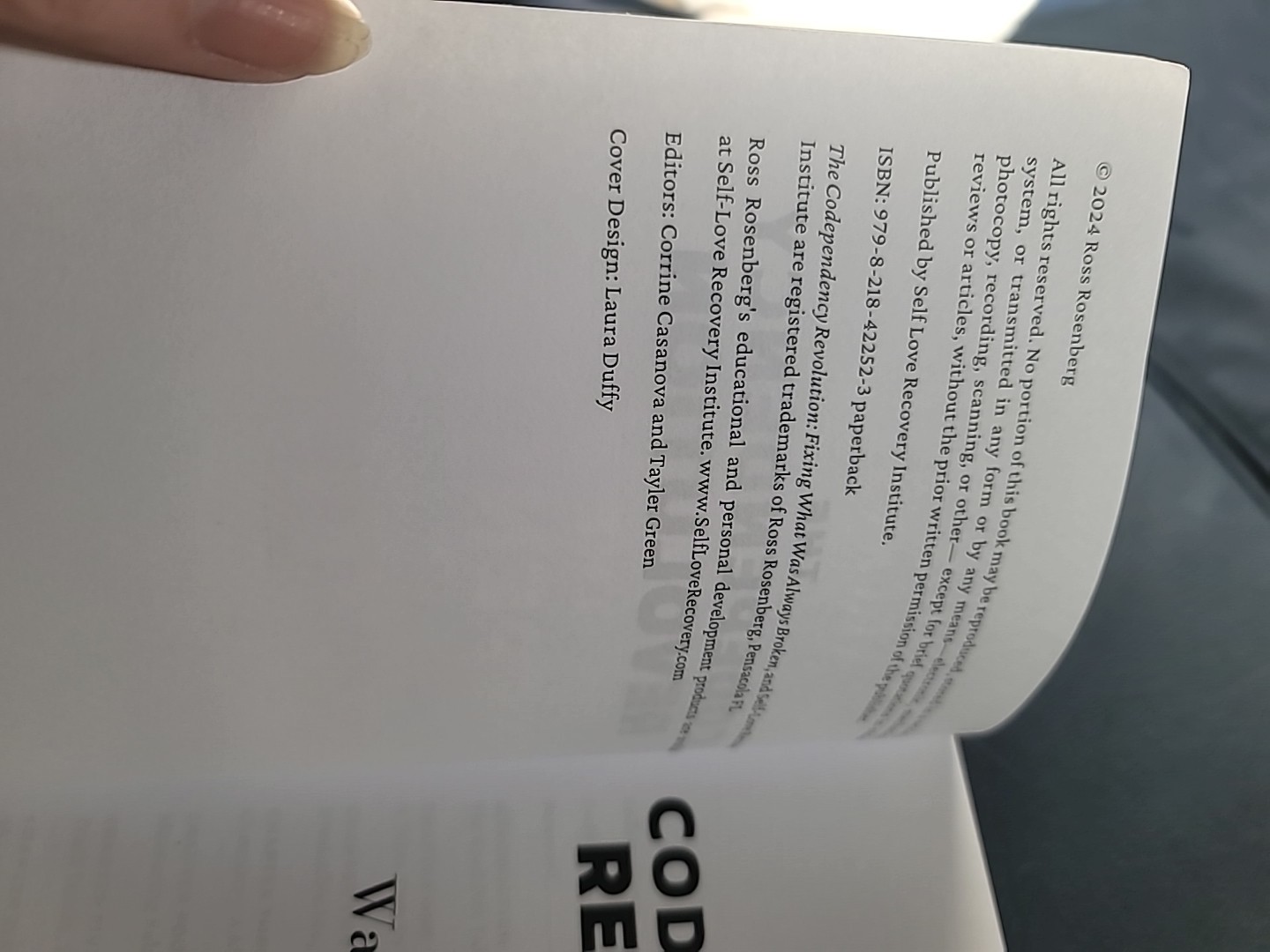 The Codependency Revolution: Fixing What Was Always Broken by Ross Rosenberg