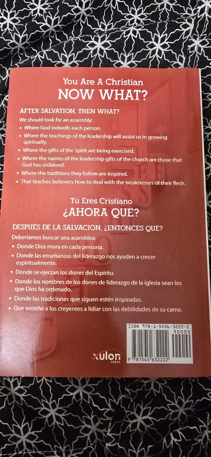 You Are a Christian Now What? Vida Cristiana?