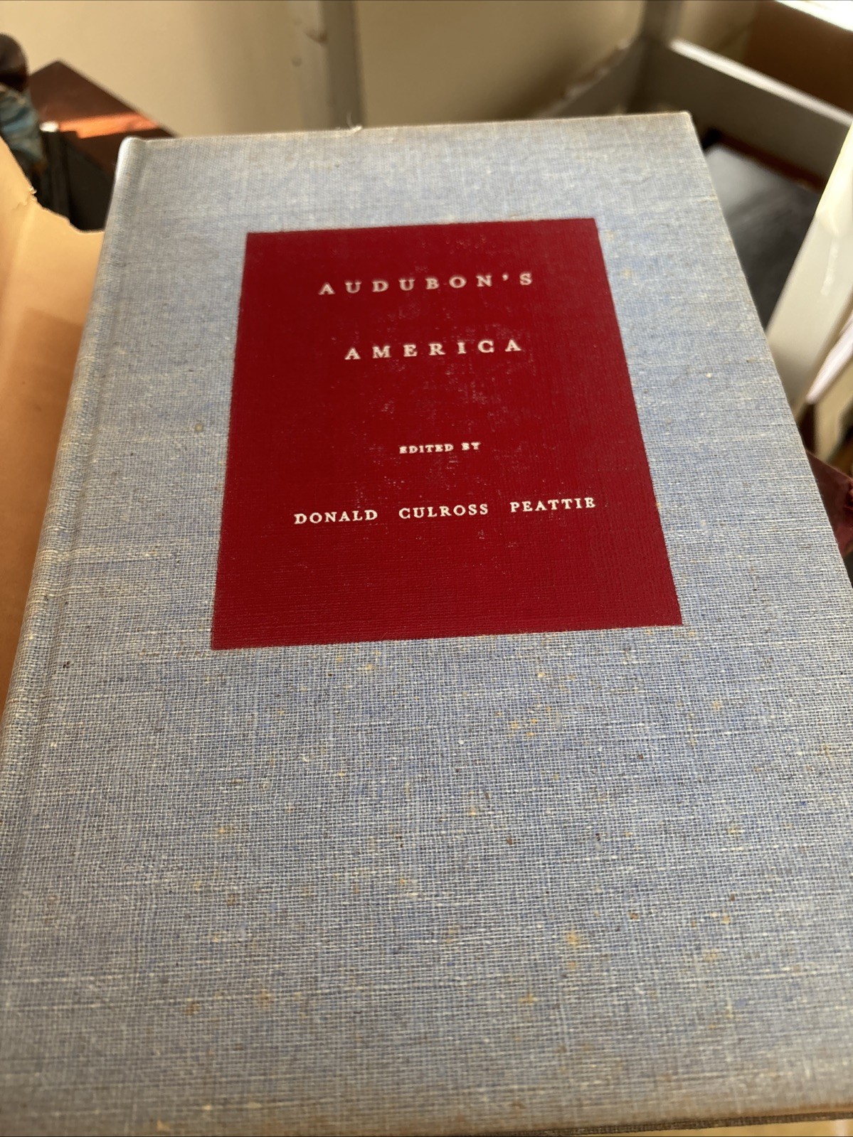 Audubon’s America, Donald Culross Peattie 1940, 328 page/ 17 color plates HC