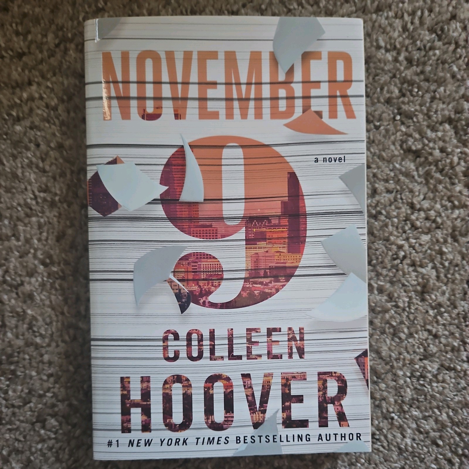 November 9 : A Novel by Colleen Hoover (2015, Trade Paperback)