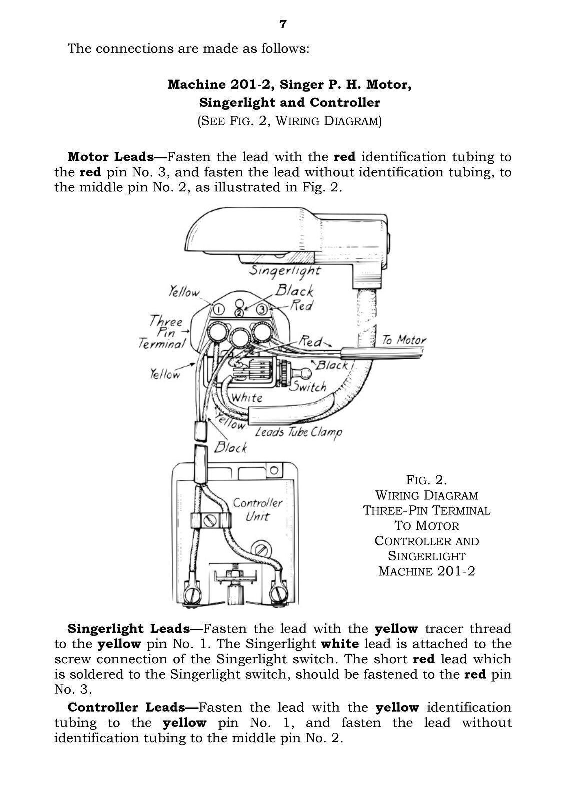 SINGER 201-1 201-2 201-3 201-4 1200-1 ADJUSTERS Manual – TOUGH COIL BINDING