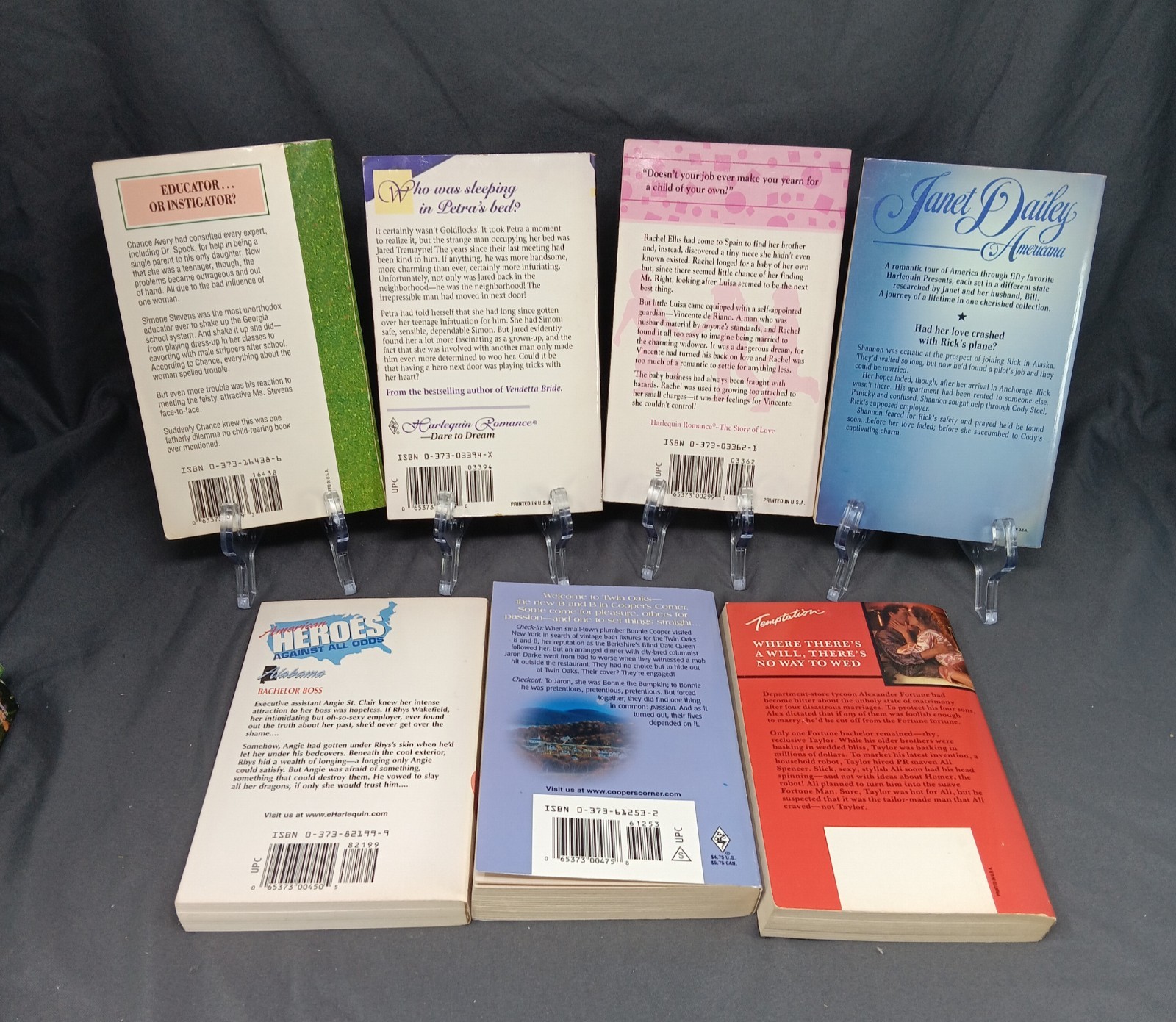 Huge Romance Paperback Lot 52 Books Harlequin Silhouette Dailey Novak Mixed PB