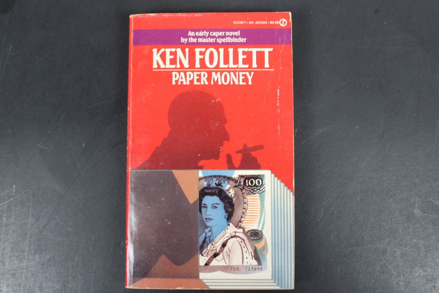 Paper Money Ken Follett 1987 First Signet Printing Thriller Suspense NAL PB