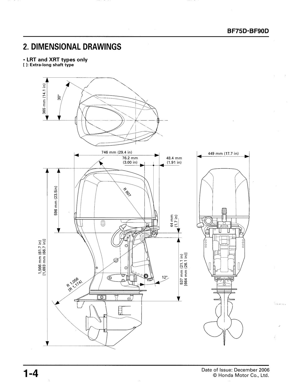 HONDA BF75D BF90D 2006-2011 Shop Manual 61ZY900E2 – FIXED – JACKET – XL FOLDOUTS
