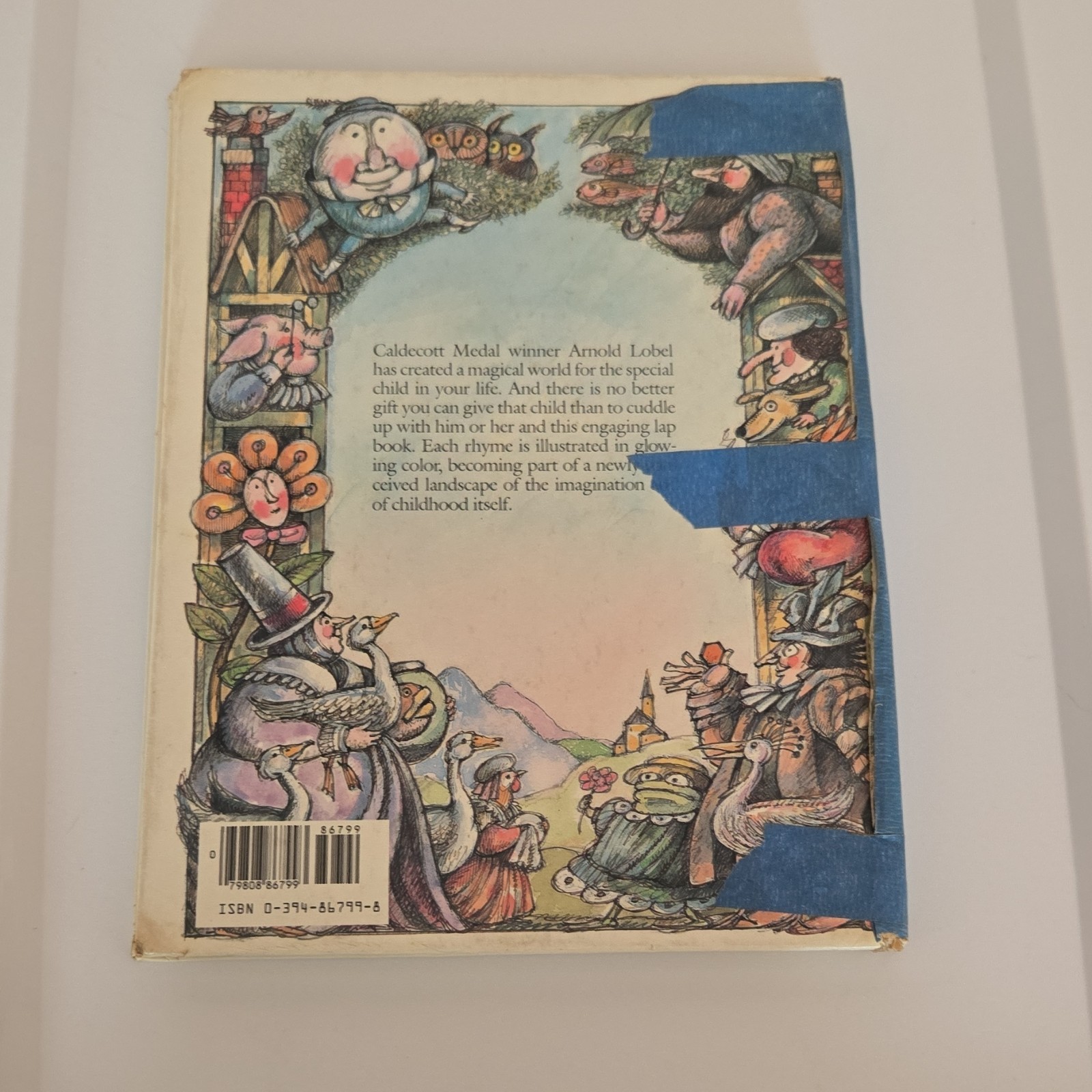 Random House Book of Mother Goose Arnold Lobel Hardcover Illustrated