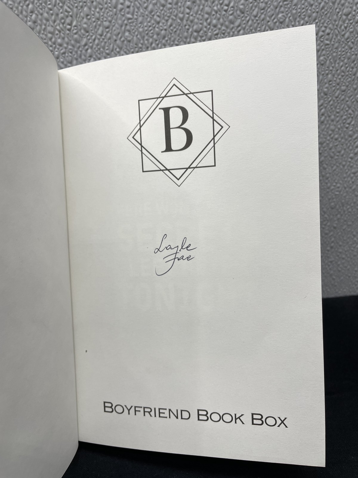 Ghosts of Halloween Book Boyfriend Box SIGNED 2024 by Layla Fae BOOK ONLY