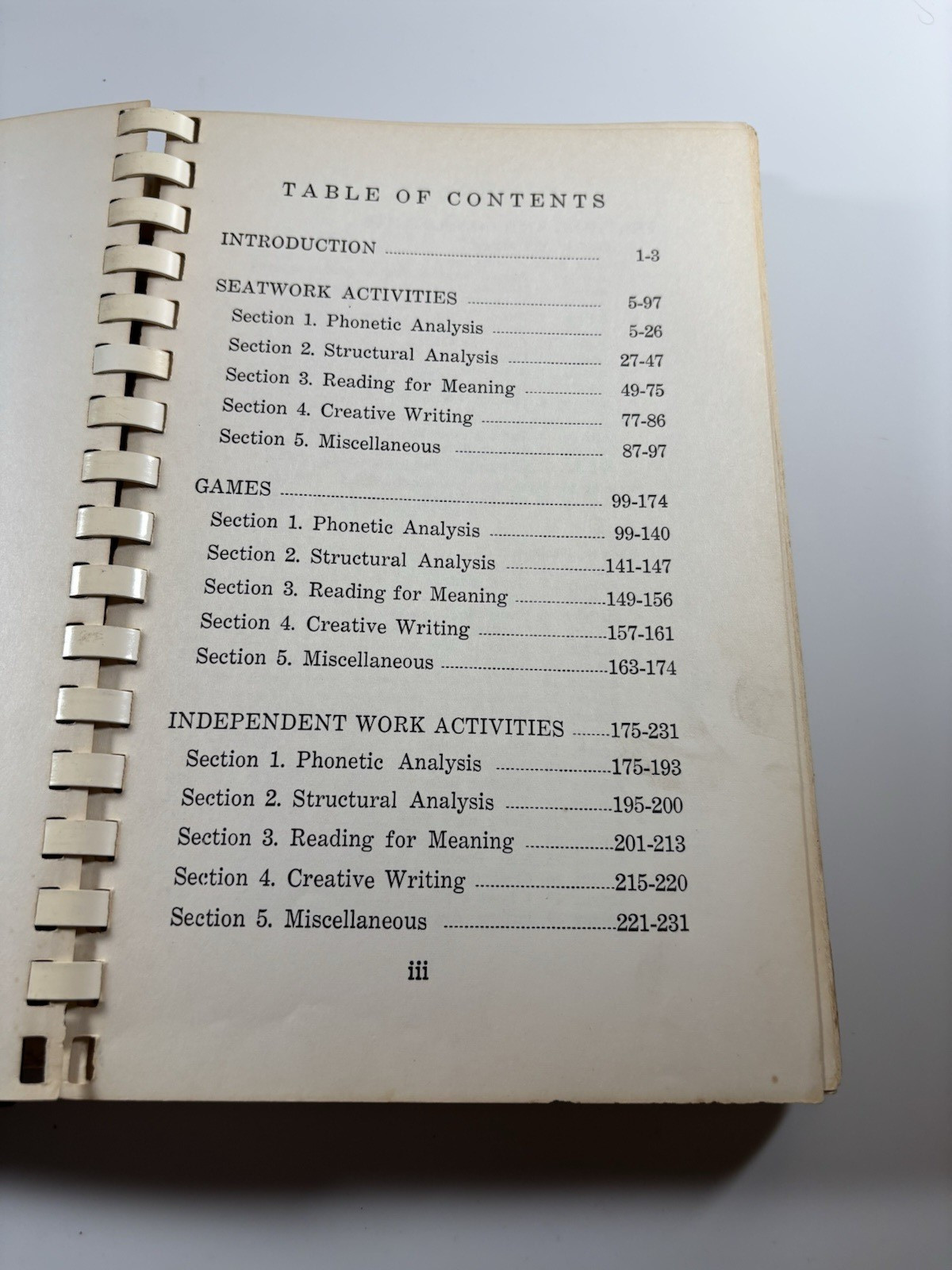 Vintage SPICE Suggested Activities to Motivate the Teaching of the Language Arts