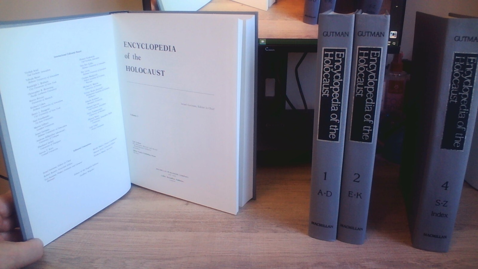 Encyclopedia of the Holocaust – Complete Set of 4 from 1990