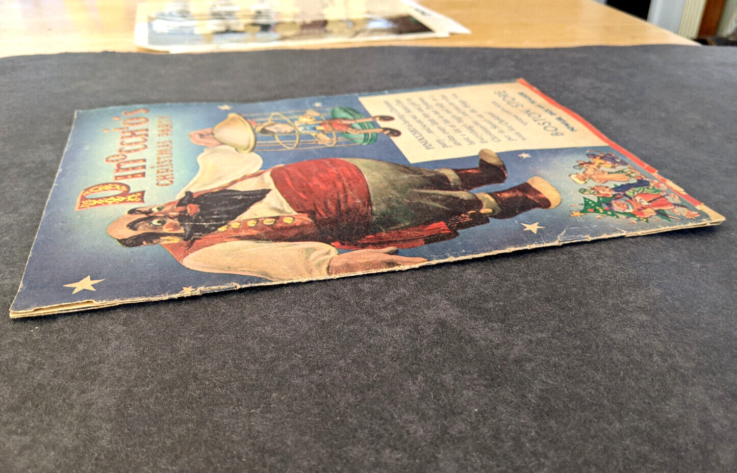 Pinocchio Pinocchio’s Christmas Party 1939 Disney Give Away Toytown Boston