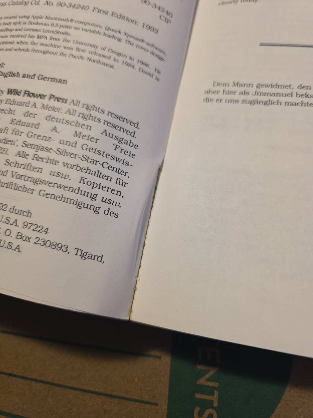 The Talmud Of Jmmanuel – The Clear Translation In English And German – 1992