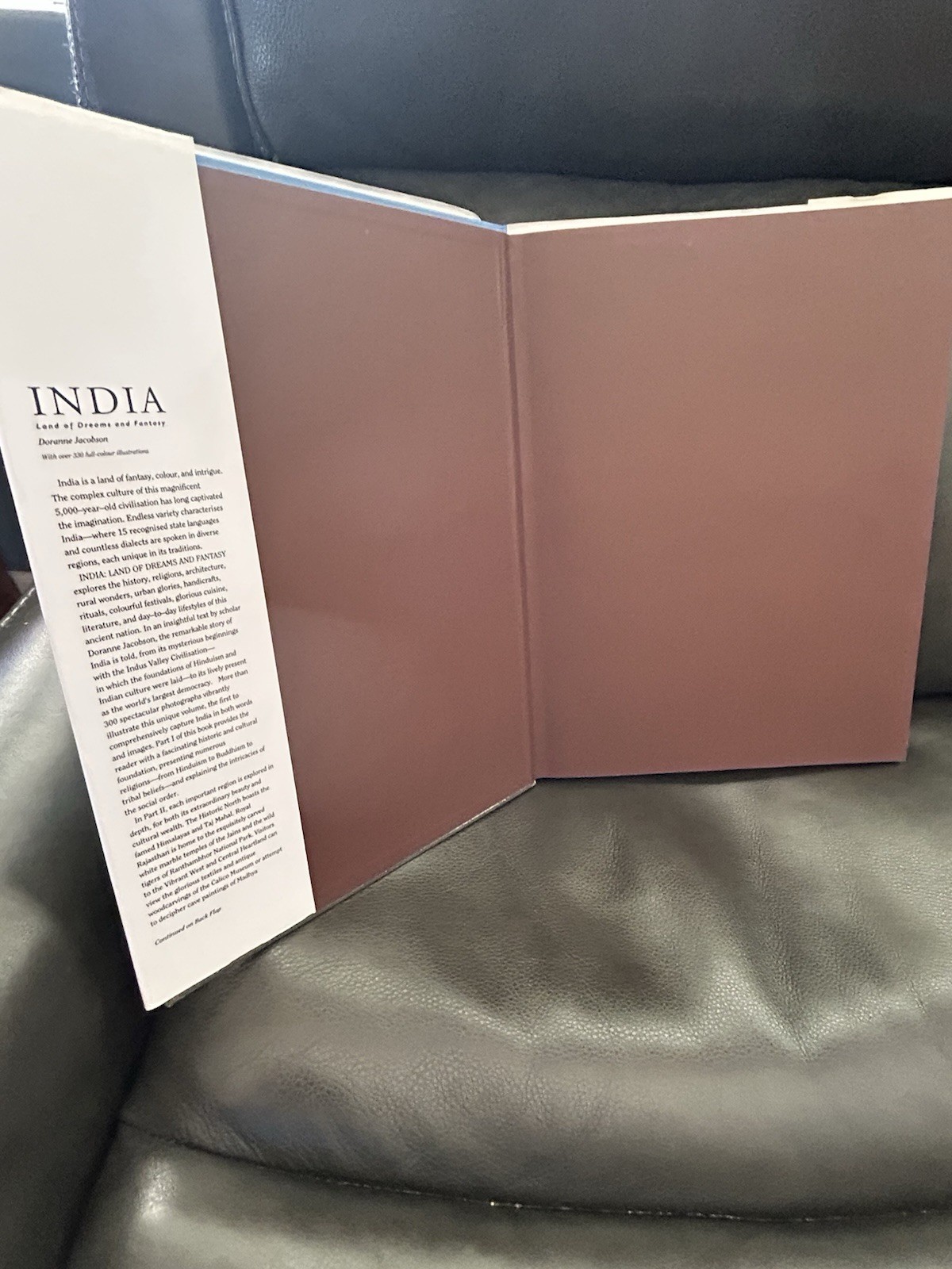 India: Land of Dreams and Fantasy by Doranne Jacobson Hardcover Illustrated