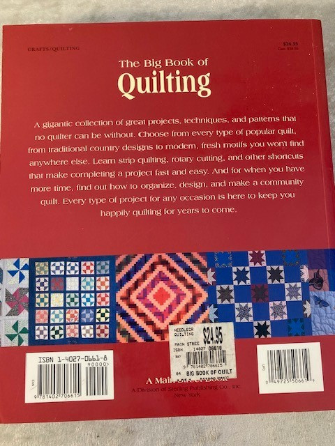 The Big Book of Quilting Paperback 592 Pages Quilts Patterns Weighs 4 Pounds