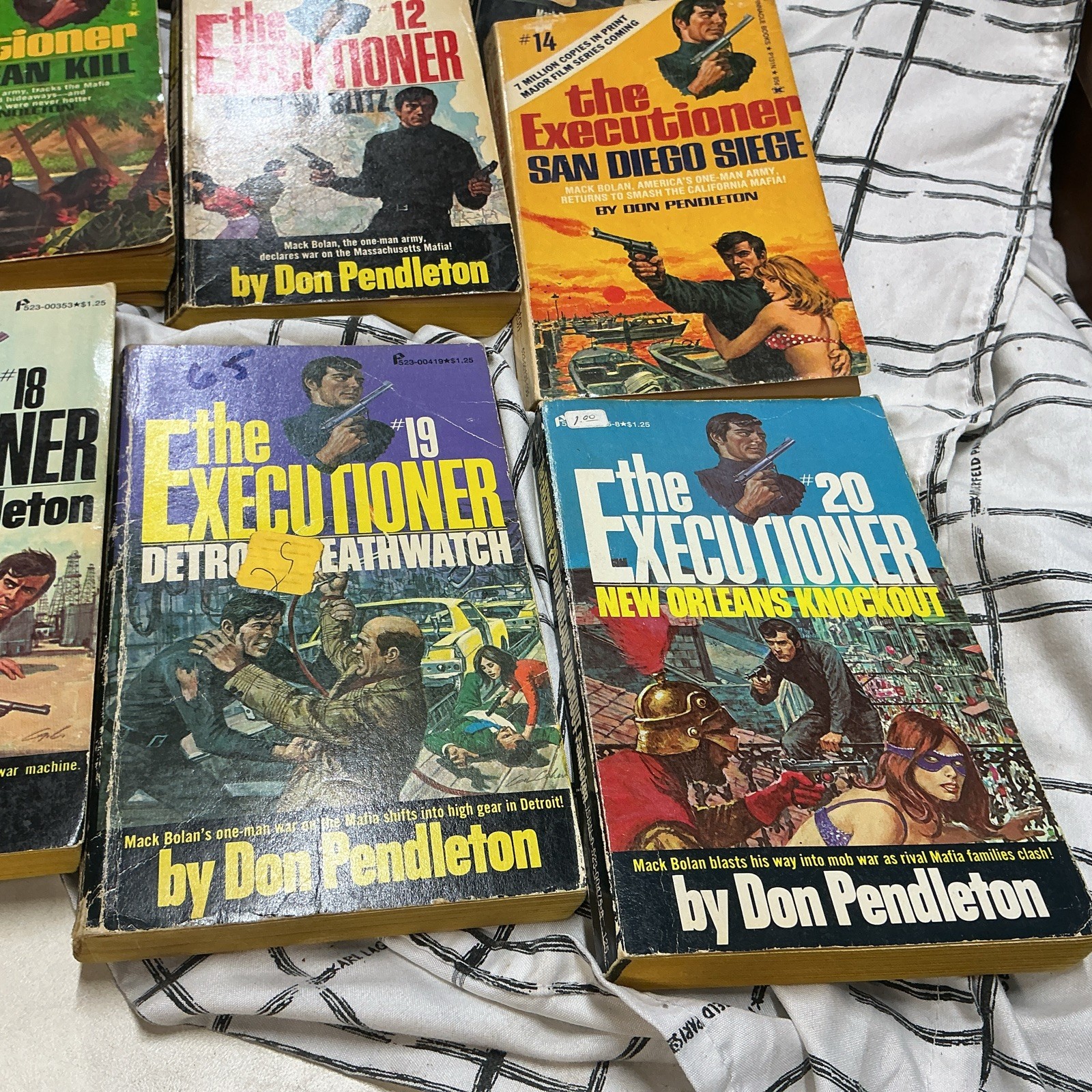 The Executioner Series By Don Pendleton first Printing 1969 Books 1-38