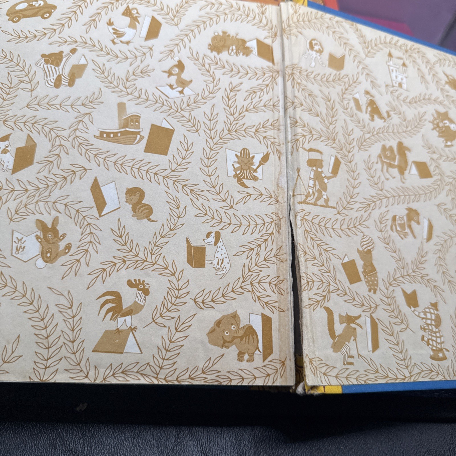 Vintage The Little Golden Book Library 1969 Four Book Boxed Set Hardcovers