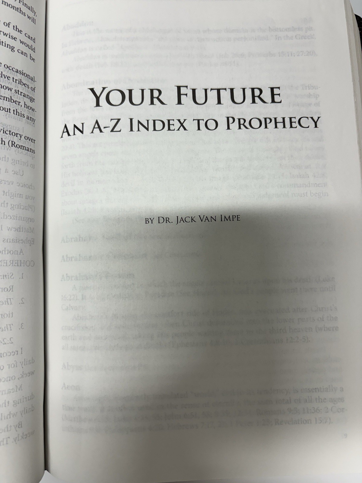 KJV Jack Van Impe Prophecy Bible Burgundy Leather Red Letter Limited Special Ed.