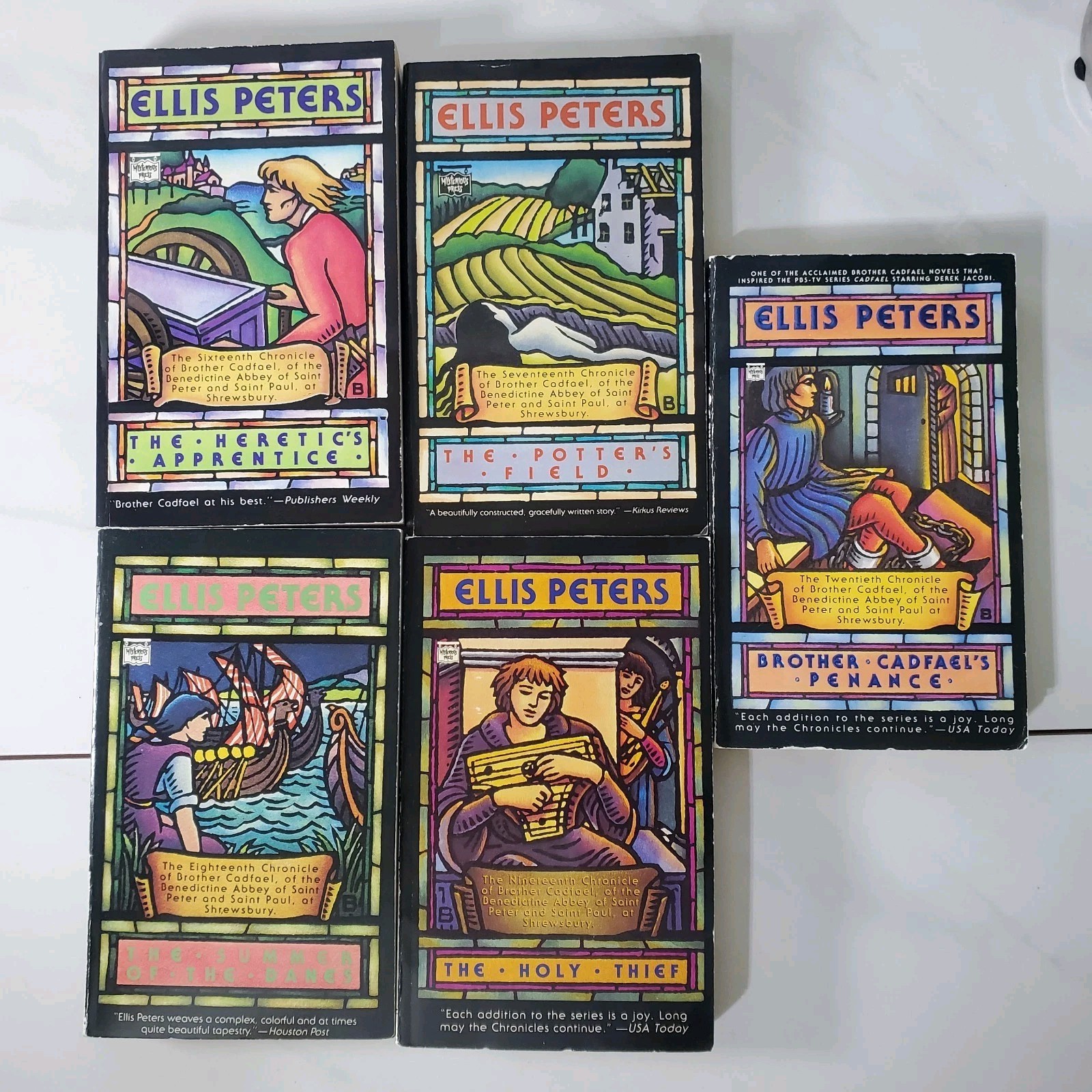 Ellis Peters Brother Cadfael Mystery Paperbacks Lot 20 Books
