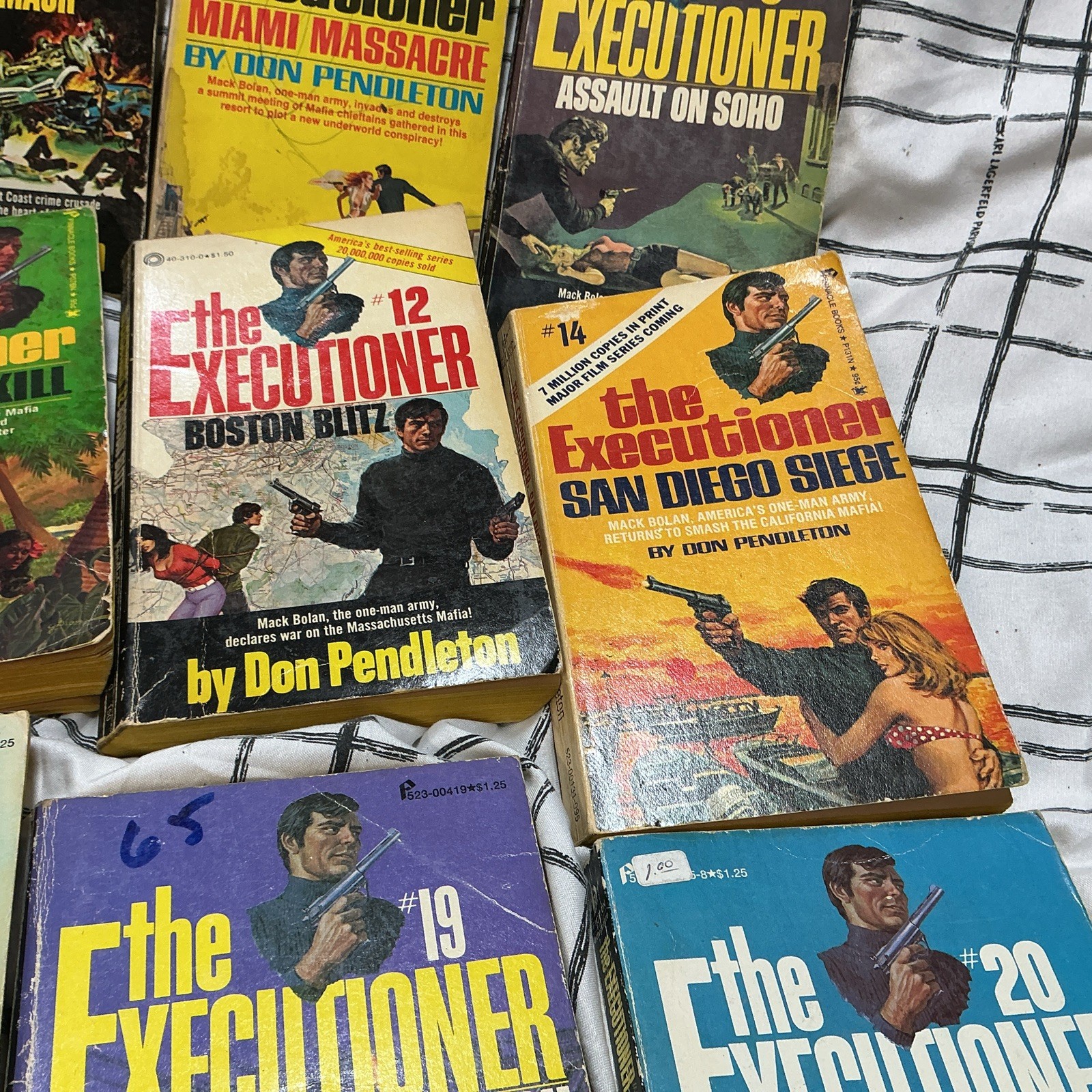 The Executioner Series By Don Pendleton first Printing 1969 Books 1-38