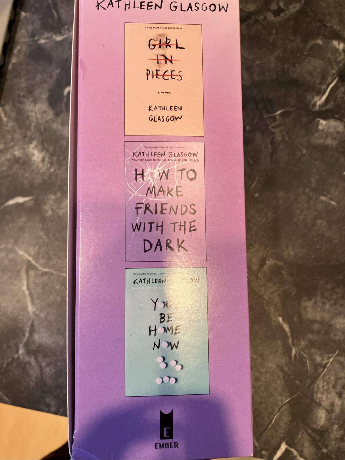 Kathleen Glasgow Three-Book Boxed Set: Girl in Pieces; How to Make Friends with