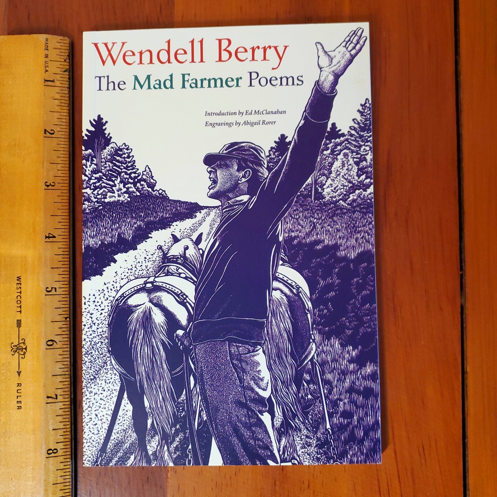 Wendell Perry The Mad Farmer Poems NEW and Unread Copy Counterpoint